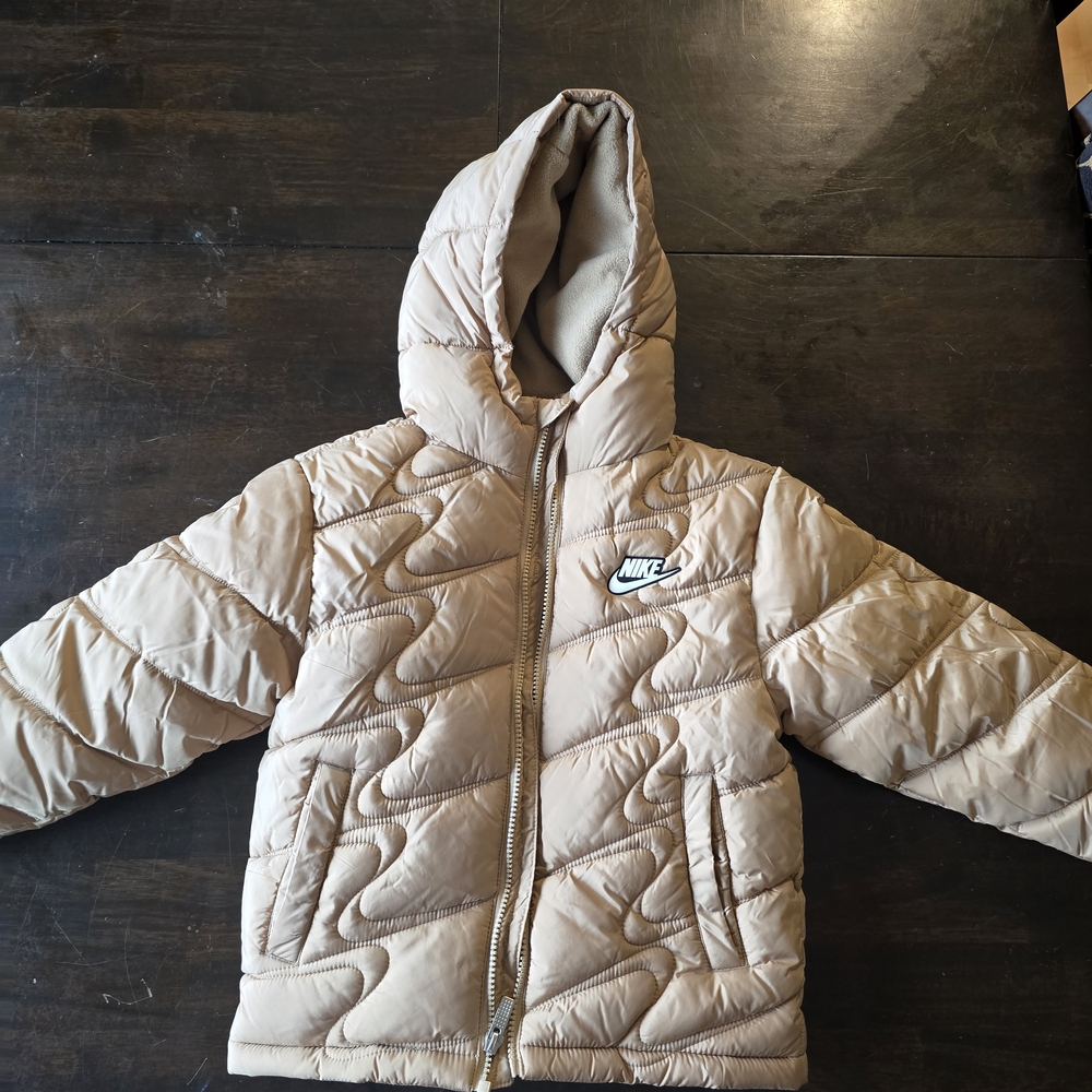 Nike Kids Beige Puffer Jacket